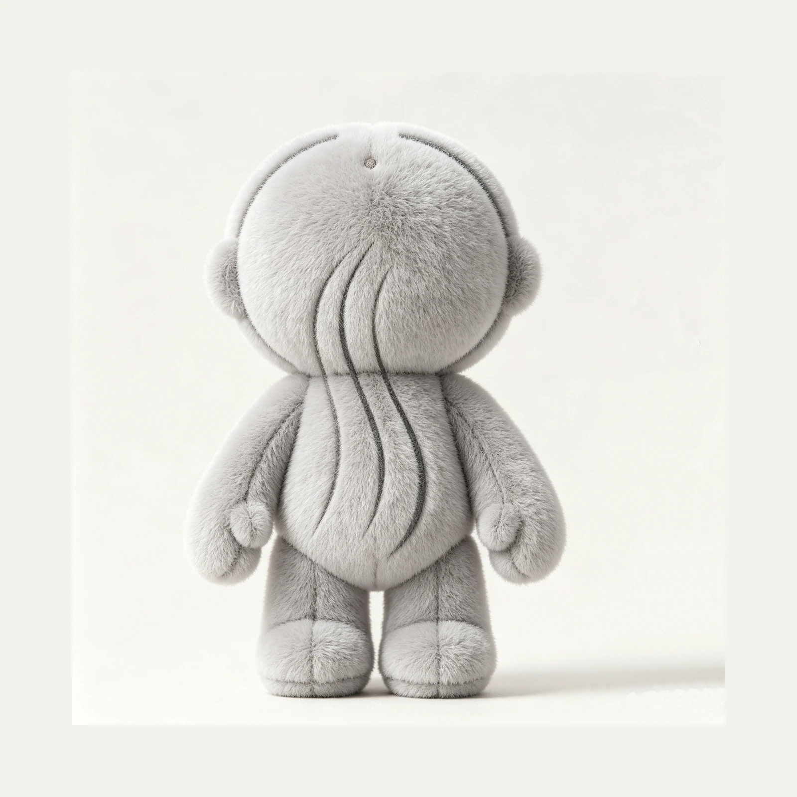 Gray Backline Plush
