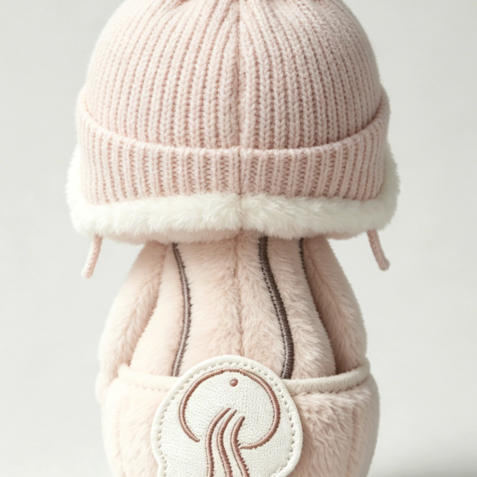 Winter Cap Jellyfish Back View dimension and detail