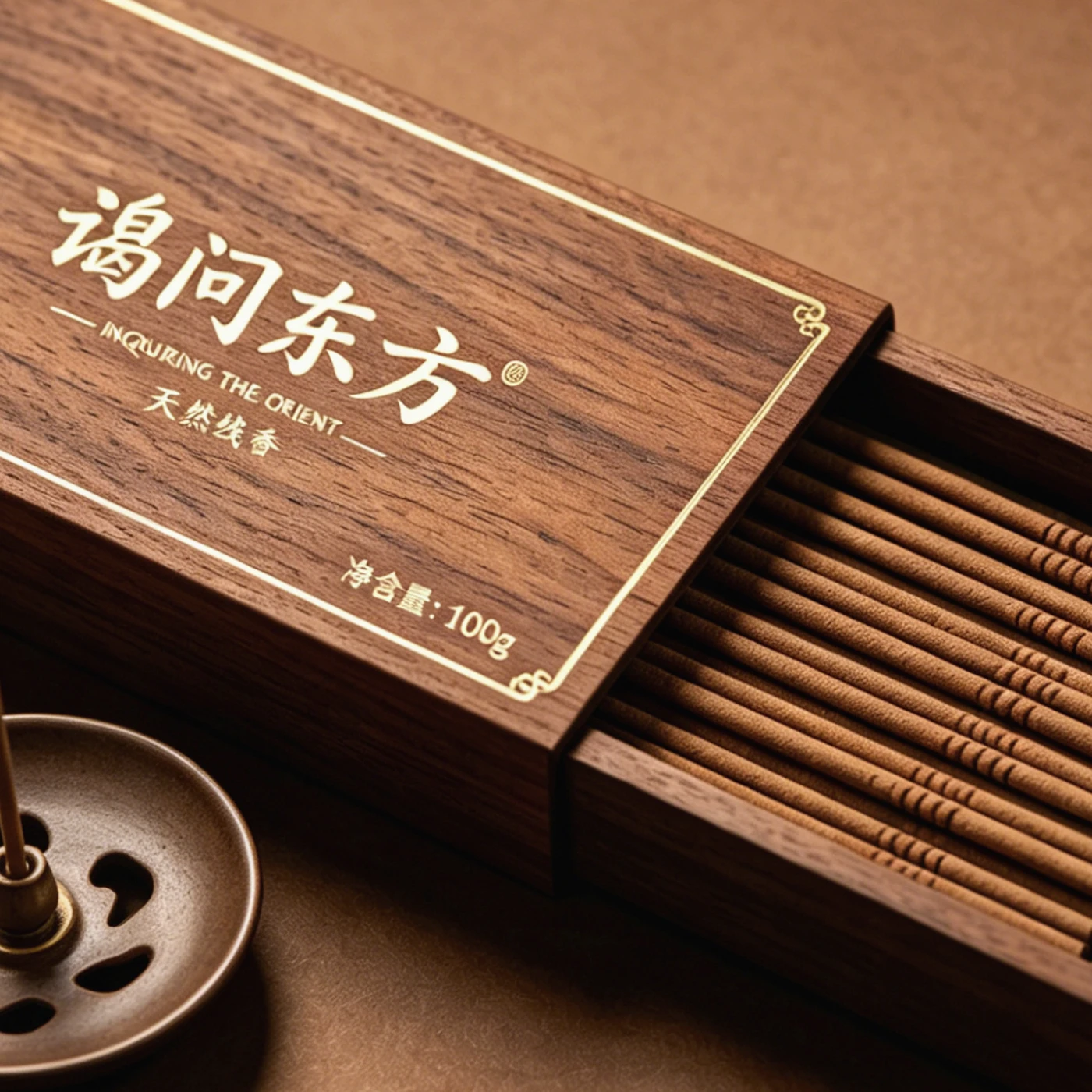 Still Water Incense Box dimension and detail