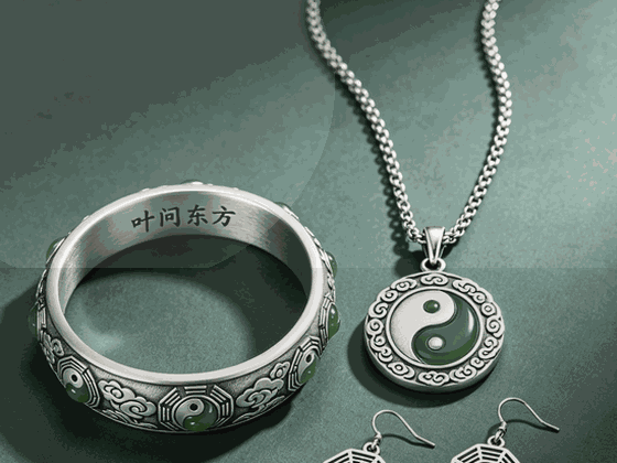 Round moon pendant photographed for Dohara